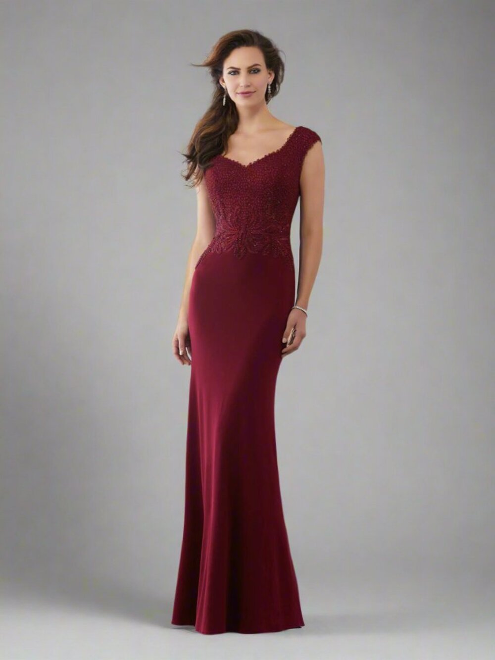 MGNY burgundy dress, size 6